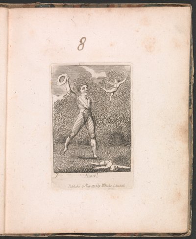 ああ、For Childrenのプレート9。楽園の門、1793 作： William Blake